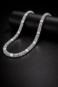 Intricate sterling silver necklace and bracelet
