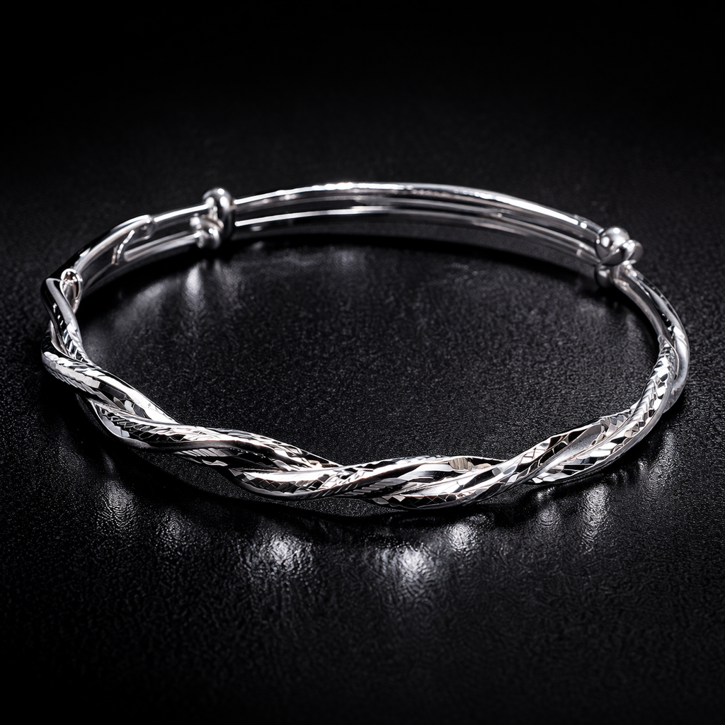 Polished silver Karra