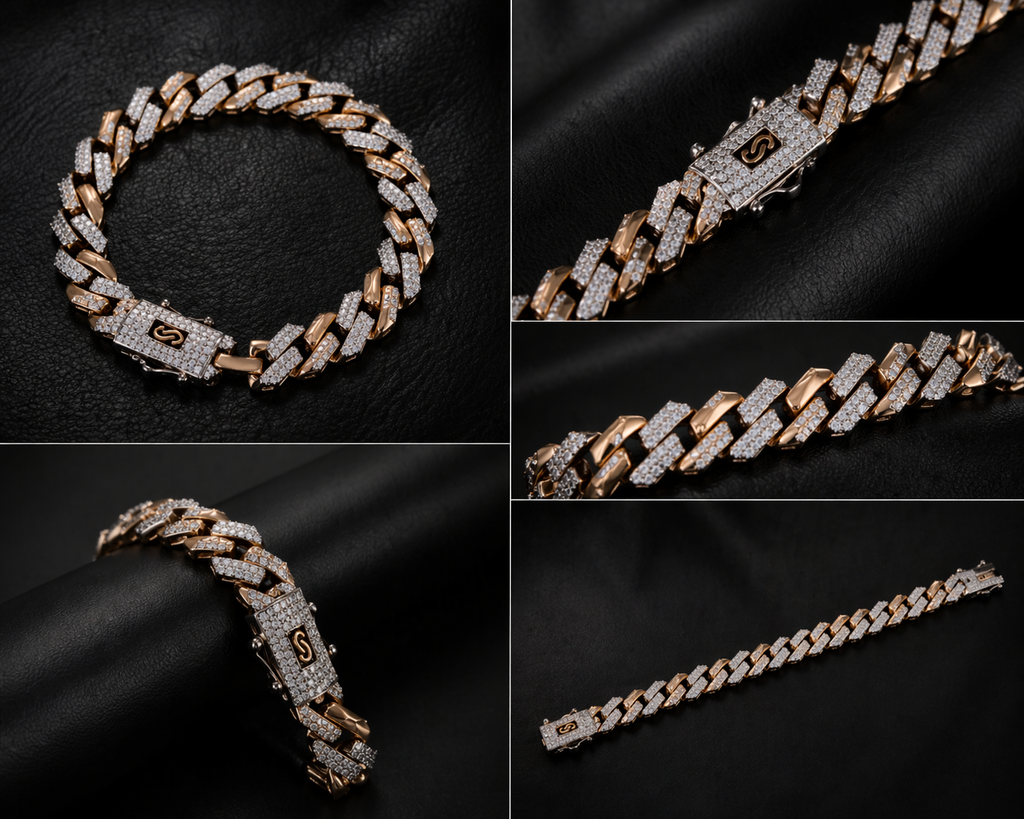 Golden Iced Chandi Bracelet