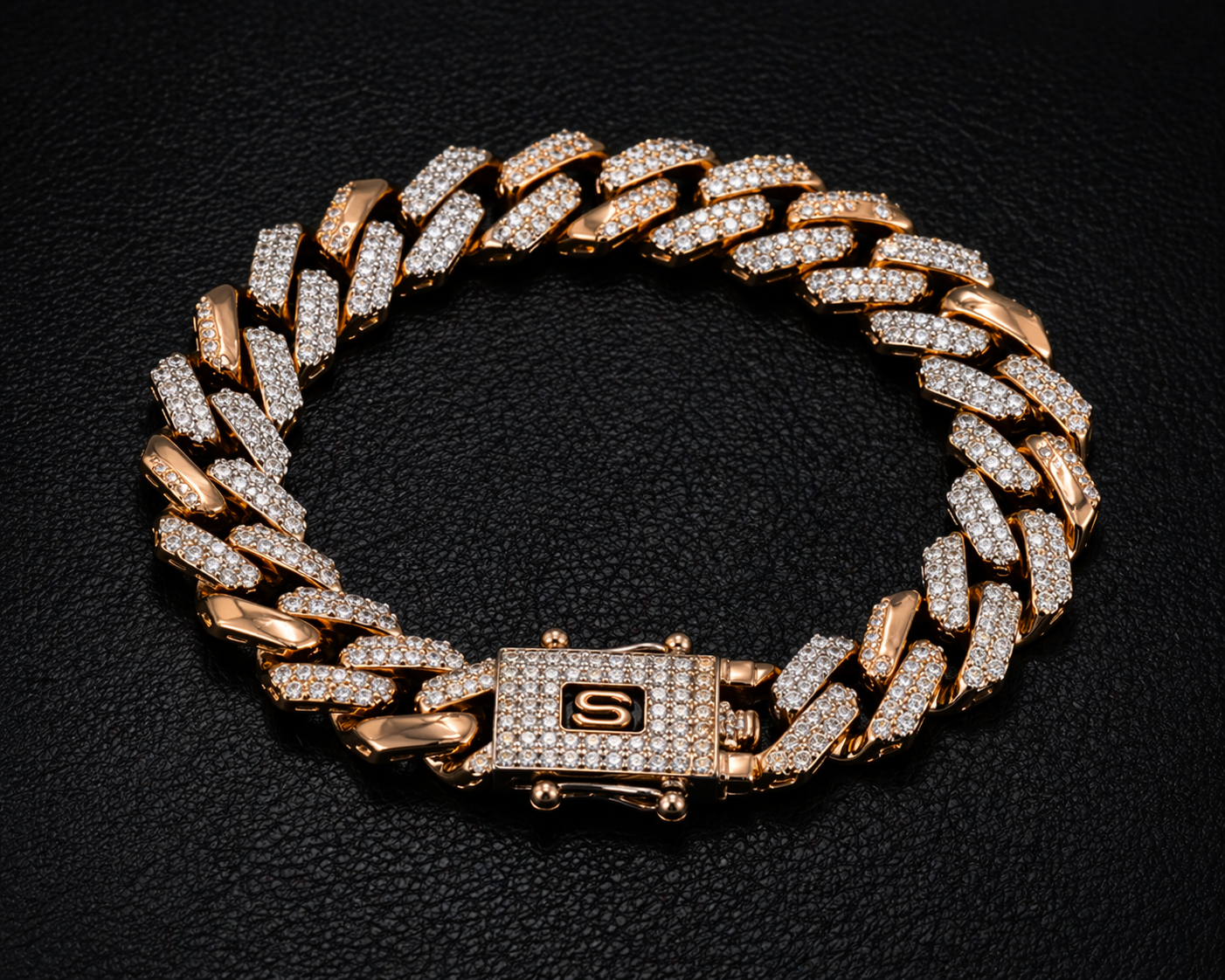 Golden Iced Chandi Bracelet